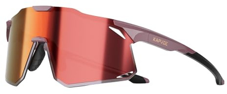 KAPVOE Gafas de Ciclismo Hombre Mujer Deportivas Gafas de Sol Béisbol Bicicleta Montaña MTB Running - K347