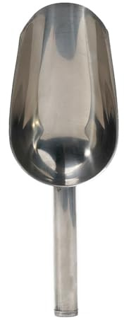 Paletta per il ghiaccio Paletta for caramelle in lega di alluminio, paletta for bar, pub, cubetti ghiaccio, spezie e(10 inch)