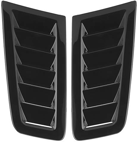 Motorhuvs Vent Scoop Kit, Universell Lufintag i Focus RS MK2-stil, Svart, ABS-plast