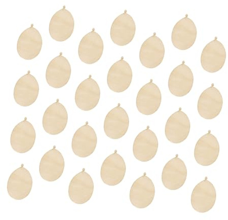 DIYEAH 100 Pezzi Palloncino Trucioli Di Legno Etichette Di Legno Decorazioni Di Nozze Rustiche Artigianato In Fai Da Te Centrotavola In Ritaglio Di Fette Di