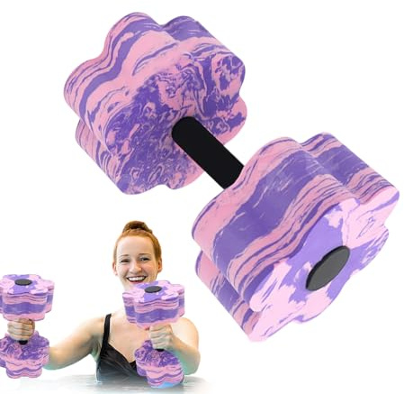 Haltères D' Légers, Haltères En Mousse Pour Exercices Aquatiques, Haltères De Natation Pour Exercices Aquatiques, Haltères D'exercice Et De Fitness En Forme De Fleur, Outil D'exercice Portable