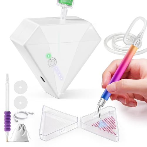 AUTOPkio Diamond Painting Stift Elektrisch(White)