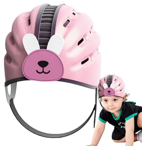 Child Safety Helmet - Adjustable Anti Collision Head Protection Hat for 6 to 24 Months Crawling Walking | Expandable Soft Cushion Cap with Breathable Padding for Indoor Play
