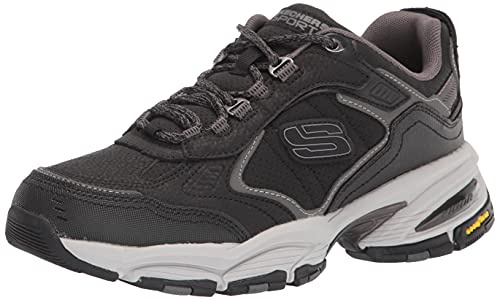 Skechers Men's Vigor 3.0 Arbiter Oxford, Black/Charcoal, 11.5