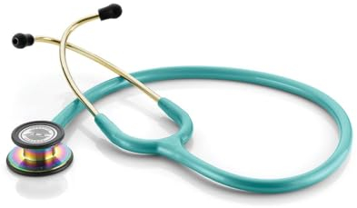 ADC Adscope 608 - Stetoscopio clinico con testina convertibile - Caraibi metallici iridescenti