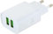 Schwaiger 230V Ladeadapter 2X USB 2.4A weiß