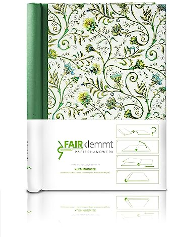 FAIRklemmt Klemmbinder Il Giardelino Verde, A4, Grün