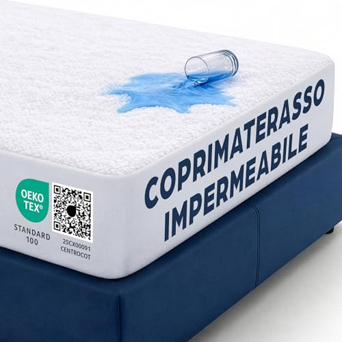 Protège Matelas 120x190 cm Alèse Impermeable Drap Housse en Coton et Microfibre Protection Lit pour Adulte et Bebe pour Incontinence Anti-Acarien Couvre-Matelas Pipi Lavable en Machine