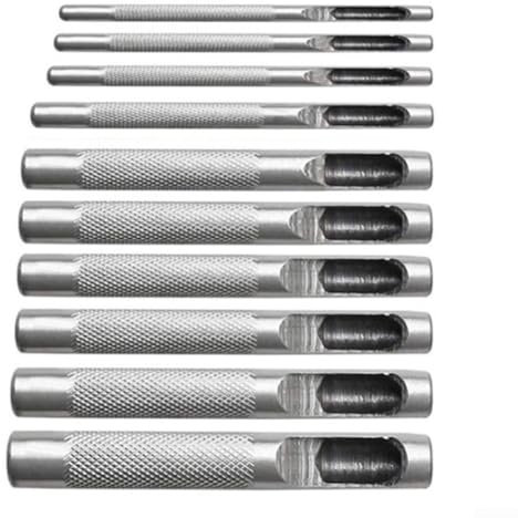 Lot complet de 10 poinçons creux pour joints, caoutchouc, vinyle et autres matériaux souples