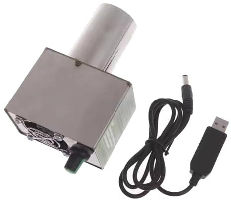 RNXRZANK Ventilador Soplador USB para Barbacoa, Multifuncional, para Chimenea, Camping Y Barbacoa.