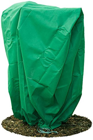 HaGa® Frostschutzhaube Winterschutz Frostschutzvlies 80g/m² 155cmx150cm grün - Witterungsbeständig - Optimale Wärmespeicherung - Vielseitig anwendbar