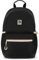 AUDETIC Schulrucksack Mädchen und Jungen Teenager Schwarz Rosa - Flex - Rucksack Damen & Herren mit 16 Zoll Laptop Fach für Schule & Freizeit - Wasserabweisend