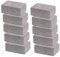 Smallterm 10 Pcs Barbecue Grill Cleaning Bricks Barbecue Grill Cleaning Foam Reusable to Remove Oil Stains for Grilling