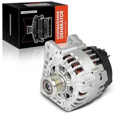 Frankberg 1x Lichtmaschine Generator 125A Kompatibel mit Sandero 1.5L 2008-2011 Clio II Kasten/Schrägheck SB0/1/2 1.5L 2004-2024 Kangoo KC0/1 1.5L 2001-2024 Replace# 7700426849