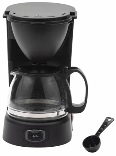 JATA JECA1750 - Cafetera de goteo de 2 a 8 tazas 650 W. Jarra de cristal de 750 ml con tapa. Sistema antigoteo. Filtro permanente. Desconexión automática. Ahorro energético