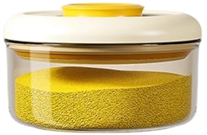 XINYIN Contenitore quadrato salvaspazio per conservazione degli alimenti con tecnologia di tenuta sottovuoto per caffè Snack Storage Contenitore per alimenti sfusi a tenuta stagna