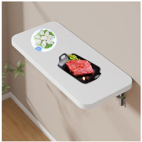 Tavolo pieghevole da parete, salvaspazio, in legno, tavolo da pranzo multifunzione, 40 x 20 cm, perfetto per piccoli spazi