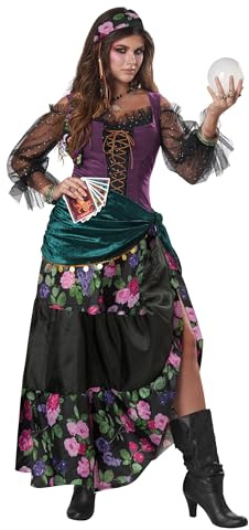 California Costumes Damen Wahrsager-Kostüm, Schwarz, L