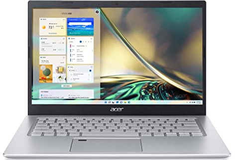 Acer Aspire 5 (A514-54-52G6) Laptop | 14 FHD Display | Intel Core i5-1135G7 | 8 GB RAM | 512 GB SSD | Intel Iris Xe Graphics | Windows 11 | QWERTZ Tastatur | silber