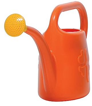 Gießkanne Kinder Garten Giesskanne Garten Pflanzen Bewässerung mini Gießkanne Gartengießkanne GD-0048 (Orange, 1,8L)
