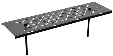 Tablero de mesa plegable – Tableros de conexión de mesa, productos MES | Mesa de camping minimalista elegante negra, accesorio de mesa de camping para barbacoa, picnic, camping