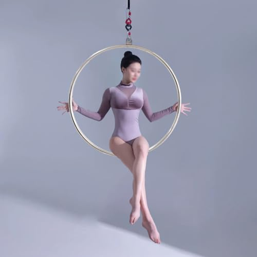Aro aéreo profesional para acrobacia y rendimiento de yoga