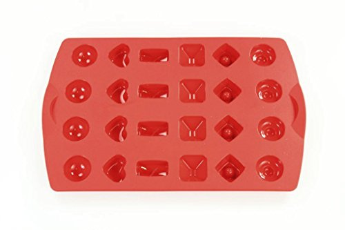 TUPPERWARE Praliné molde de Silicona rojo