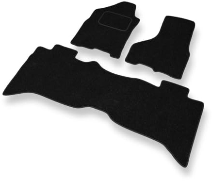 Mossa - Fußmatten Auto kompatibel mit Dodge RAM IV (2009-2018) - schwarz Automatten Autoteppiche 1