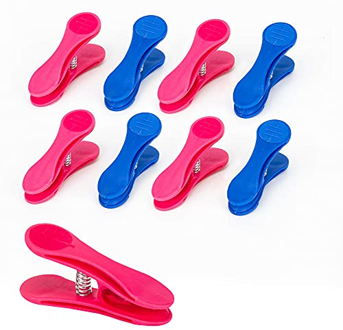 ARVO Clothes Pegs Pack of 20, Soft Grip clothes pegs for washing line, Clothes Pin, Dark Blue and Pink Colour Laundry Pegs, Washing Line Pegs, Clothes Clips for Home, Small Size 6.9 x 2.2 cm