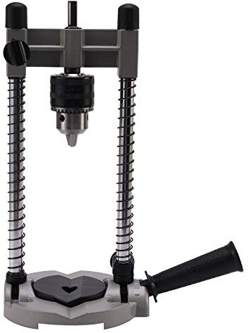 GEEKEN 1 Pieza Soporte de Taladro Multifuncional Accesorio de GuíA de Taladro de áNgulo Ajustable de 45-90 °, con Soporte de Portabrocas, para Taladro EléCtrico