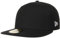 New Era 59Fifty Essential Cap Basecap Baseballcap Flat Brim Fitted (7 3/8 (58,7 cm) - schwarz)