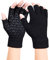 Kiiwah Antideslizante Guantes sin Dedos, Guantes Cálidos sin Dedos De Invierno, Guantes de Punto termicos, Guantes Deportivos Cálidos para Mujer Hombre Trabajar Correr Ciclismo Conducir