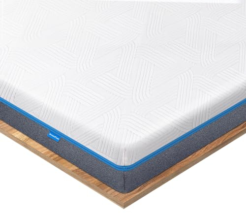 Inofia Gel Topper 140x200 Matratzentopper Höhe 8cm, Zwei Härtegrade H3&H4, Öko-TEX® Zertifiziert, Memory Foam Matratzentopper für Boxspringbetten, Wohnwagen und unbequeme Betten, waschbarer Bezug.