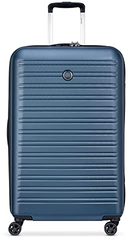 DELSEY PARIS - SEGUR 2.0 - Starrer Großraumkoffer - 75x50x30 cm - 105 Liter - L - Blau