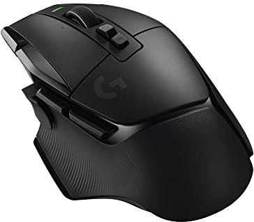Logitech G502 X Lightspeed Wireless Gaming Mouse: Optical Switches, 13 Buttons, <140 hrs Battery Life & USB-C, Infinite Scroll Toggle, PowerPlay Wireless Charging Capable, for PC/MacOS - Black