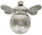 Front Door Knocker - Solid Brass Bumble Bee - Chrome Finish - UK Company