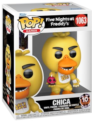 Funko POP! Games: Five Night's at Freddy's (FNAF) - Chica - Collectable Vinyl Figure - Gift Idea - Official Merchandise - Toys For Kids & Adults - Model Figure for Collectors and Display