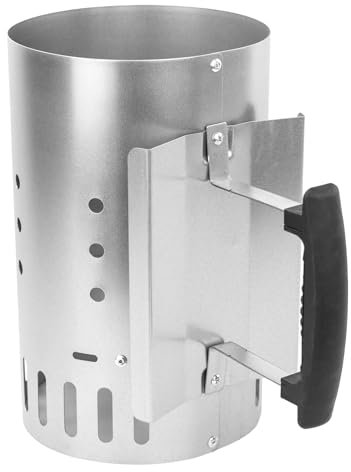 KCT Outdoor Charcoal BBQ Chimney Starter Large Lighter with Safety Handle