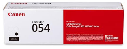 Canon Genuine 054 Black Toner Cartridge Compatible with LBP622Cdw, LBP623Cdw, MF641Cdw, MF642Cdw, MF644Cdw