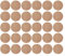 cyclingcolors 30x Abdeckkappen Selbstklebend 20 mm Schrank Regal Bohrloch Abdeckung zum kleben schutzkappen, Eiche hell