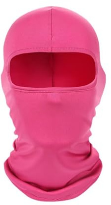 Pink Balaclava Ski Mask Head Mask Full Face Mask Windproof Sun UV Protection Hood for Women Men
