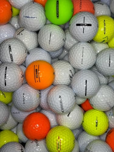 Iron Lake Balls Ltd Mixed Golf Balls Pinnacle Budget Premium, Gift For Men, B Grade Golf Ball (USED not new) - 12,24,36,48,72,100 Pack Ball (12 Balls)
