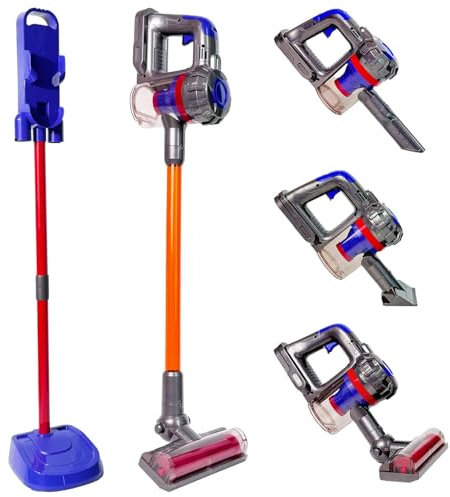 VARANO 3-in-1 Kids Vacuum That Really Works, Toddler Toy Vacuum Cleaning Toys for Kids Aged 3+, Fun Kids Working Play Vacuum Cleaner with Working Suction for Realistic Pretend Play (Classic Edition)