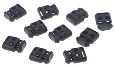 Rdxanc 10 pz lacci fibbia clip stopper corda clip morsetto cavo di blocco