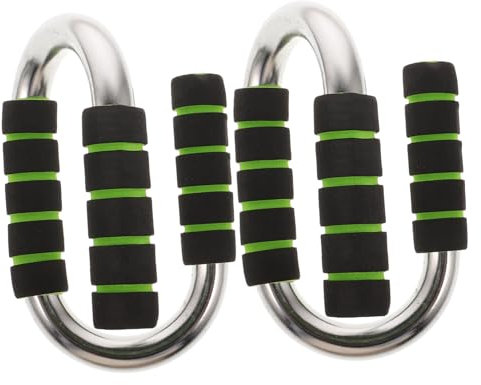 YARNOW 1 Paio barra per flessioni pastiglie ginnico rinforzante attrezzature da uomo bicipite attrezzatura palestra gym set attrezzature per il fitness muscolare telaio push-up Black