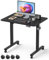 Xyndyx Höhenverstellbarer Schreibtisch, 80x60 cm, Glattes Einteilige Tischplatte, elektrischer Schreibtisch höhenverstellbar, Computertisch mit Memory Funktion, Schwarz