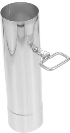 Kisangel Conduit Dévacuation De Poêle Conduit De Cheminée De 2 36 Pouces avec Amortisseur pour Lextérieur Et Le Camping