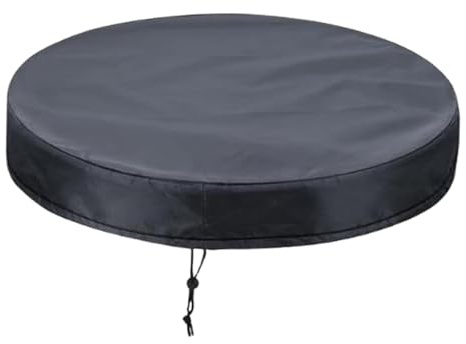 MagiDeal Fassabdeckung, Ersatz-Regen- und Schneeeimerschutz, Universelle Wassertonnen Schutz, Regentonne Verkleidung Rund, Winddichte Wasser-Regenfass-Aufbewahrungsfassabdeckung für Freien, 65 X 10 Cm