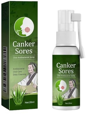 atnayo Mouth Ulcer Treatment for Adults, Herbal Ulcer Spray for Dry Mouth & Canker Sore Relief, Breath Fresh Spray