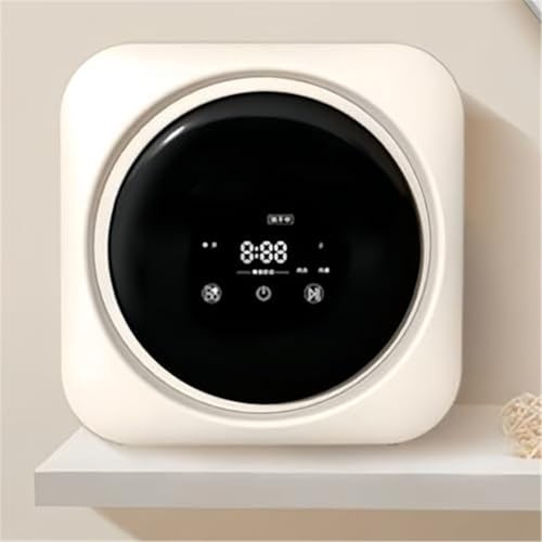 Wall Mount Mini Washing Machine and Spin Dryer Combo, 3kg Full-Automatic Front Load Washer with 95℃ High-Temperature Drying, for Small Spaces Apartments Dormitory Travel RV